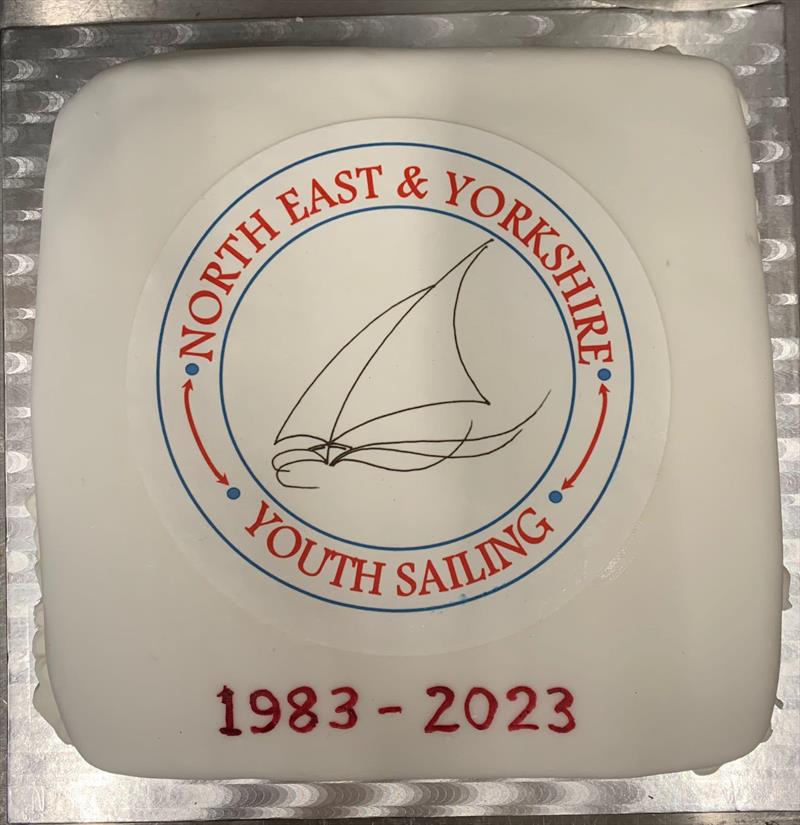 NEYYTs anniversary cake photo copyright NEYYT taken at Ripon Sailing Club