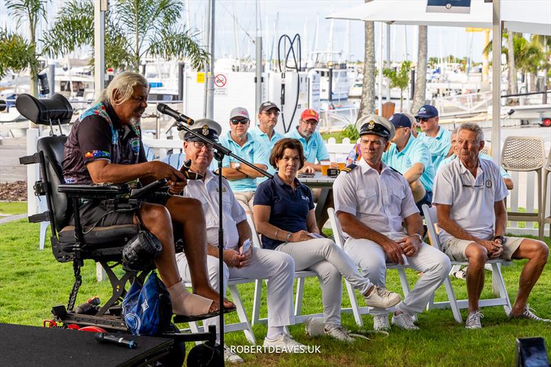 Opening Ceremony - 2024 OK Dinghy World Championship Brisbane photo copyright Robert Deaves taken at Royal Queensland Yacht Squadron