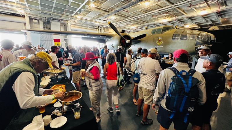 In 2024, Charleston Race Week is excited to have use of the entire USS Yorktown.Competitors have full access to the flight deck and can expect CRW's famed post-race events with great food and beverages, and live music every night photo copyright Joy Dunigan / CRW 2023 taken at 