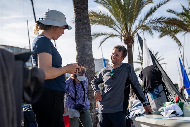 Scenes from the Skiff, Nacra, and 470 boat park in El Arenal, the easternmost of the three Trofeo Princesa Sofía venues - photo © US Sailing Team