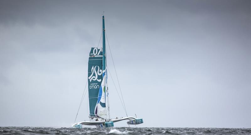 The MOD70 Musandam-Oman Sail sets a new round Ireland record in 40h 51m 57s photo copyright Mark Lloyd / Lloyd Images taken at  and featuring the MOD70 class