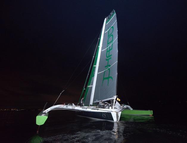 Phaedo3 wins the MOCRA class in the 2015 Rolex Fastnet Race photo copyright Rachel Jaspersen taken at  and featuring the MOD70 class