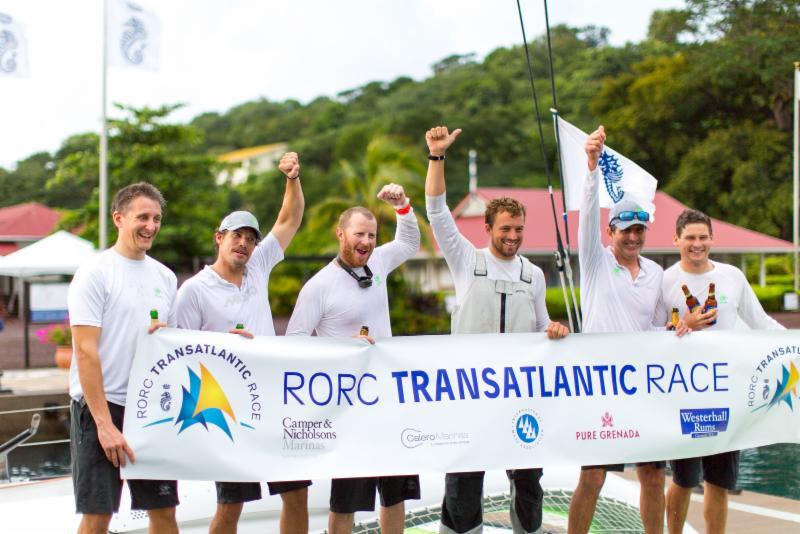 Victorious in Grenada - Team Phaedo, Lloyd Thornburg's MOD70 Phaedo3 - photo © RORC / Orlando K. Romain