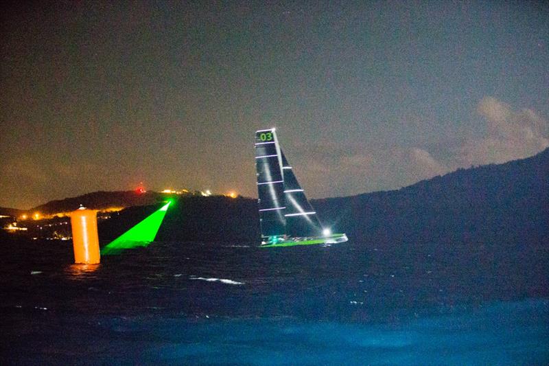 Phaedo3 smashes the RORC Caribbean 600 record with a time of 31 hours, 59 minutes, 4 seconds - photo © Rachel Fallon-Langdon