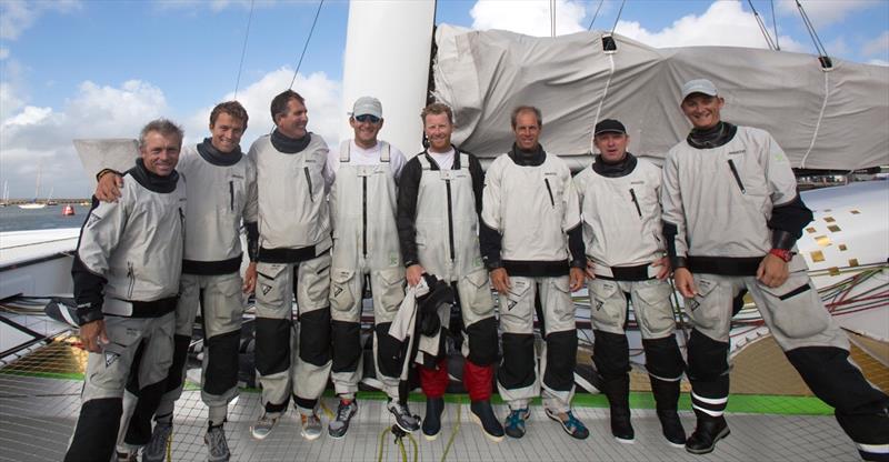 2 hours 4 minutes and 14 seconds for Lloyd Thornburg's Phaedo^3 around the Isle of Wight - photo © Rachel Fallon-Langdon