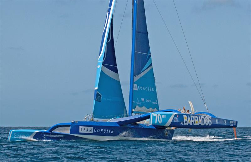 The record-breaking MOD70, MS Barbados Concise 10 at Mount Gay Round Barbados Series - photo © Peter Marshall / MGRBR