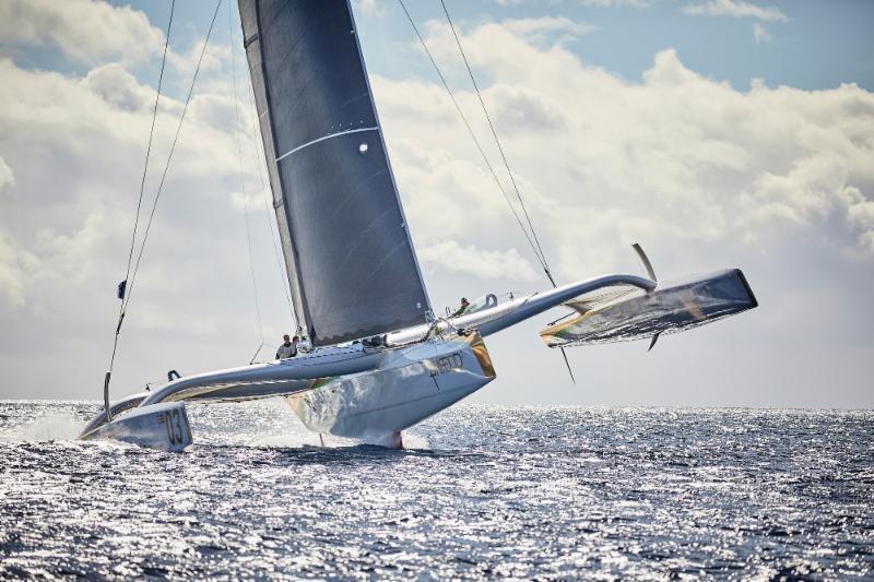 Defending their Multihull race record will be Lloyd Thornburg's MOD70, Phaedo³ photo copyright RORC / James Mitchell taken at Royal Ocean Racing Club and featuring the MOD70 class