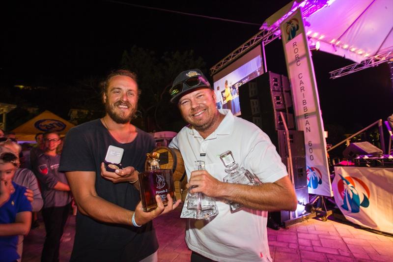 Hat-Trick all around for Phaedo^3 at the RORC Caribbean 600 Prize Giving photo copyright Rachel Fallon-Langdon / Team Phaedo taken at Antigua Yacht Club and featuring the MOD70 class