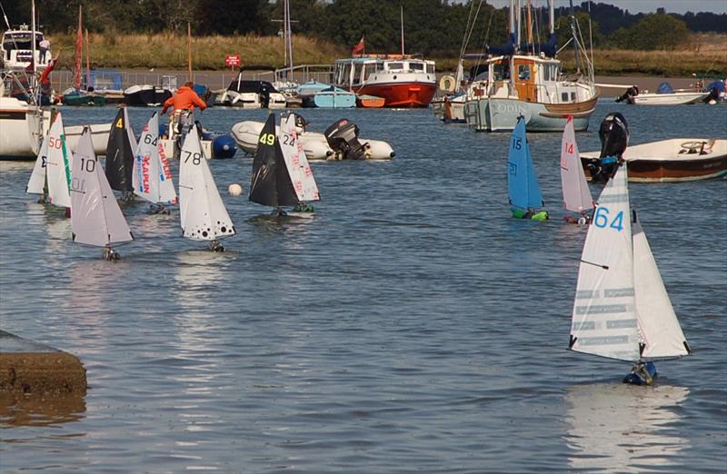 Waldringfield Bottle Boat Championship photo copyright Roger Stollery taken at Waldringfield Sailing Club and featuring the Model Yachting class
