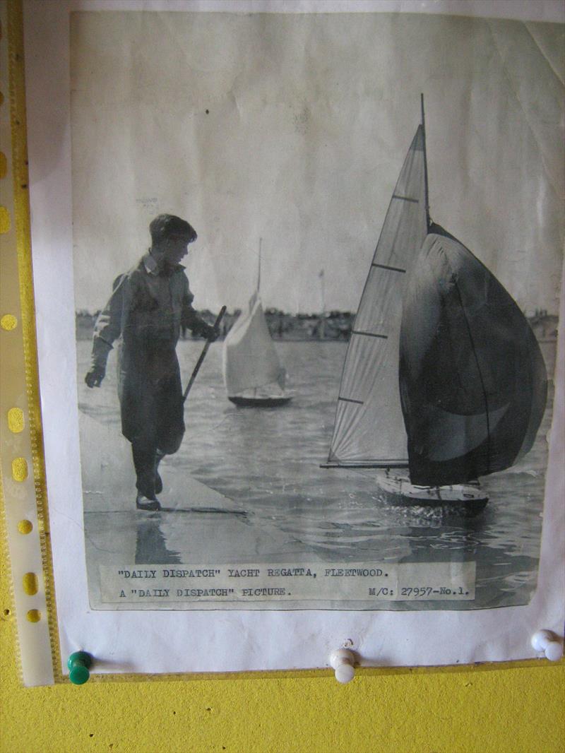 Eddie Greenwood Model Yachting at Fleetwood over 50 years ago photo copyright Tony Wilson taken at Fleetwood Model Yacht Club and featuring the Model Yachting class