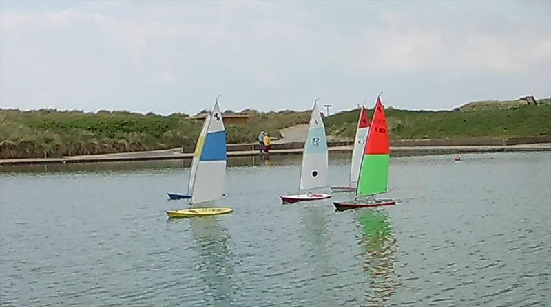 RC Mustangs first Quarter 2017 photo copyright Tony Wilson taken at Fleetwood Model Yacht Club and featuring the Model Yachting class