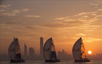 EFG Bank Sailing Arabia - The Tour Abu Dhabi In-Port races