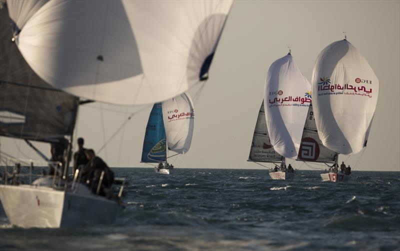 EFG Sailing Arabia - The Tour 2014 Qatar to Abu Dhabi Offshore Leg - photo © Lloyd Images