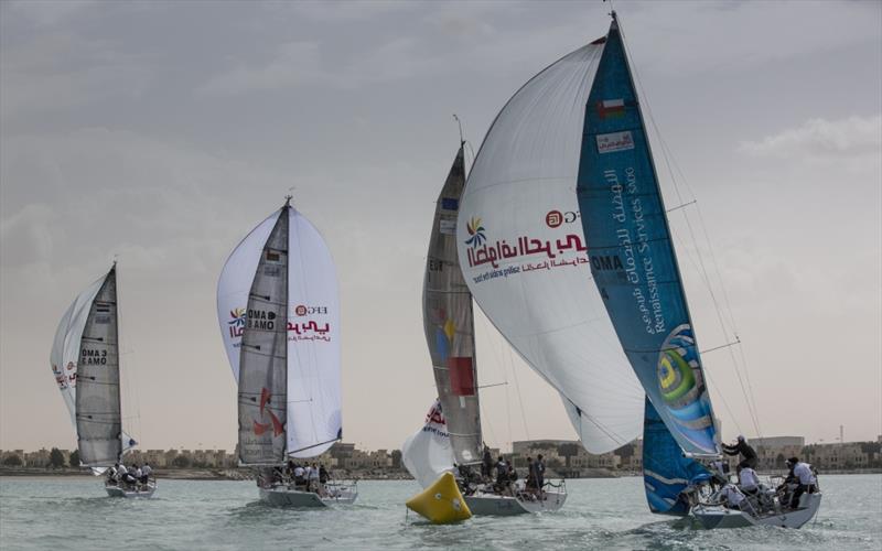 EFG Sailing Arabia - The Tour 2014 Ras Al Khaimah Inport racing - photo © Lloyd Images