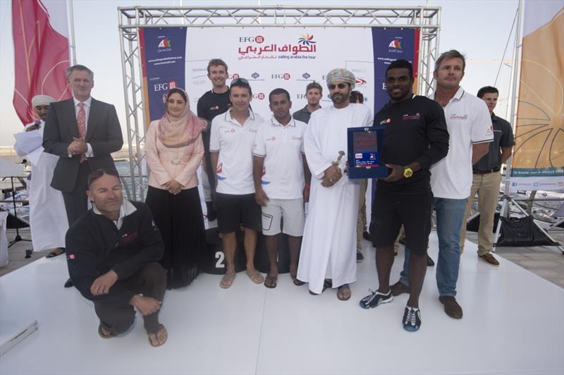 Sidney Gavignet and team EFG Bank (Monaco) win EFG Sailing Arabia - The Tour photo copyright Lloyd Images taken at  and featuring the Farr 30 class