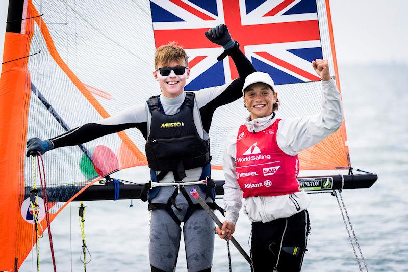 Musto Junior sailing collection - Santiago Sesto Cosby and Leo Wilkinson photo copyright Sailing Energy / World Sailing taken at  and featuring the  class