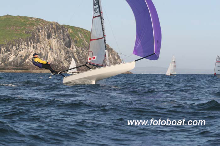 Ian Renilson wins the Musto Champion of Champions at East Lothian photo copyright Alan Henderson / www.fotoboat.com taken at East Lothian Yacht Club and featuring the Musto Skiff class