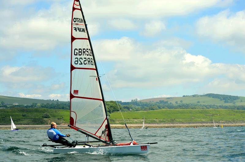 Musto Skiffs at Largo Bay photo copyright Donald M Aitken taken at Largo Bay Sailing Club and featuring the Musto Skiff class