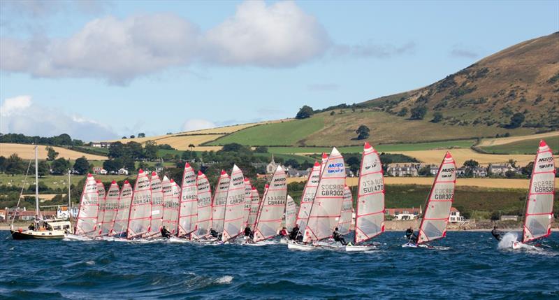 Musto Skiff Nationals at Largo Bay day 3 photo copyright Tim Olin / www.olinphoto.co.uk taken at Largo Bay Sailing Club and featuring the Musto Skiff class
