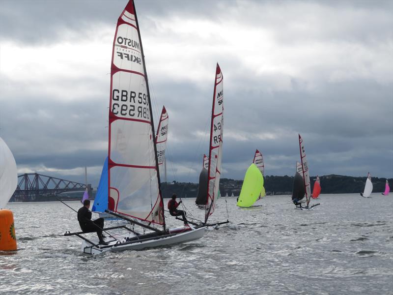 Hyde Sails Scottish and Northern Skiff National Championships at Dalgety Bay photo copyright Glenn Halstead taken at Dalgety Bay Sailing Club and featuring the Musto Skiff class