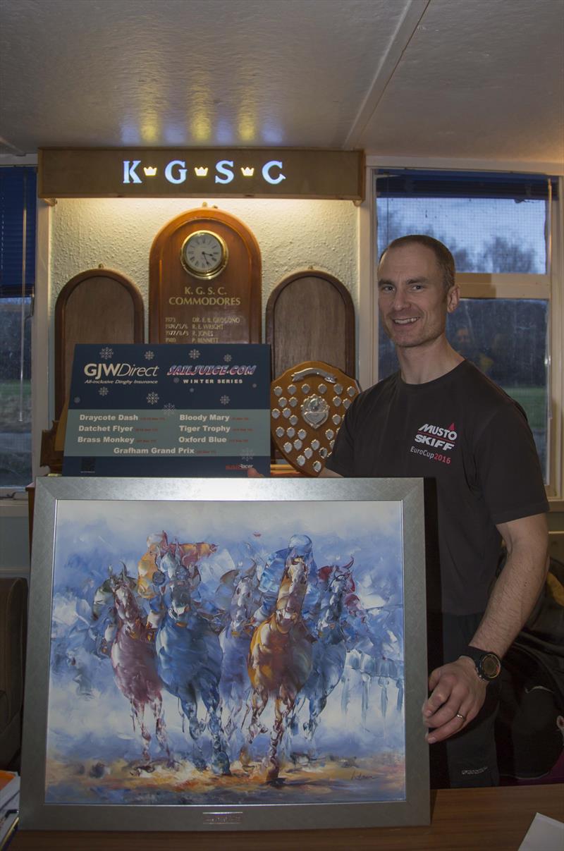 Ben Schooling wins the first ever King George Gallop photo copyright Tim Olin / www.olinphoto.co.uk taken at King George Sailing Club and featuring the Musto Skiff class