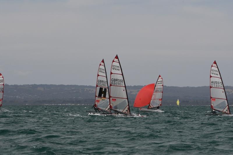 Day 2 - ACO Musto Skiff World Championship photo copyright Blairgowrie Yacht Squadron taken at Blairgowrie Yacht Squadron and featuring the Musto Skiff class
