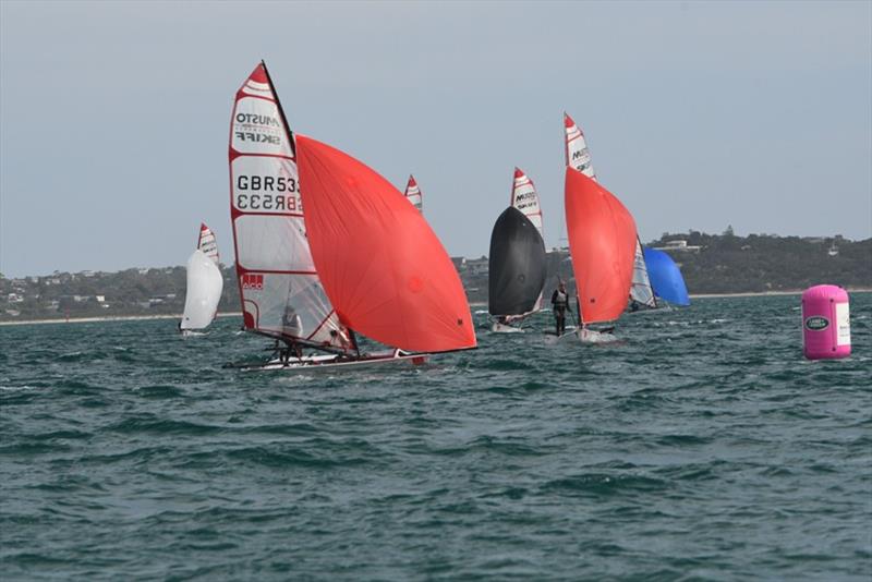 Day 2 - ACO Musto Skiff World Championship photo copyright Blairgowrie Yacht Squadron taken at Blairgowrie Yacht Squadron and featuring the Musto Skiff class