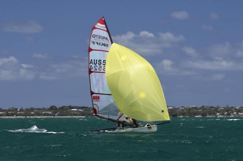 Final day - ACO Musto Skiff World Championship photo copyright LF Sports taken at Blairgowrie Yacht Squadron and featuring the Musto Skiff class