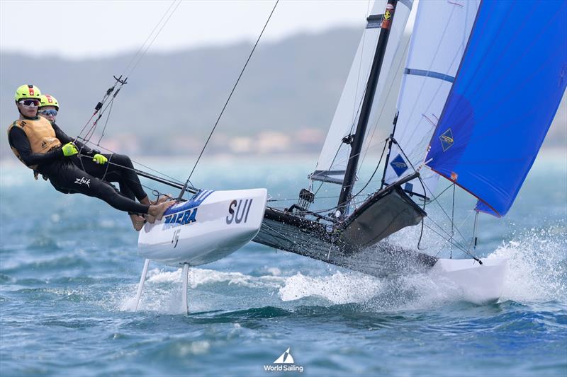 2023 Youth Sailing World Championships Day 2 photo copyright World Sailing taken at  and featuring the Nacra 15 class