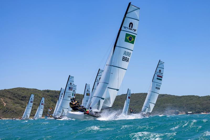 2023 Youth Sailing World Championships final day photo copyright Gabriel Heusi / World Sailing taken at  and featuring the Nacra 15 class