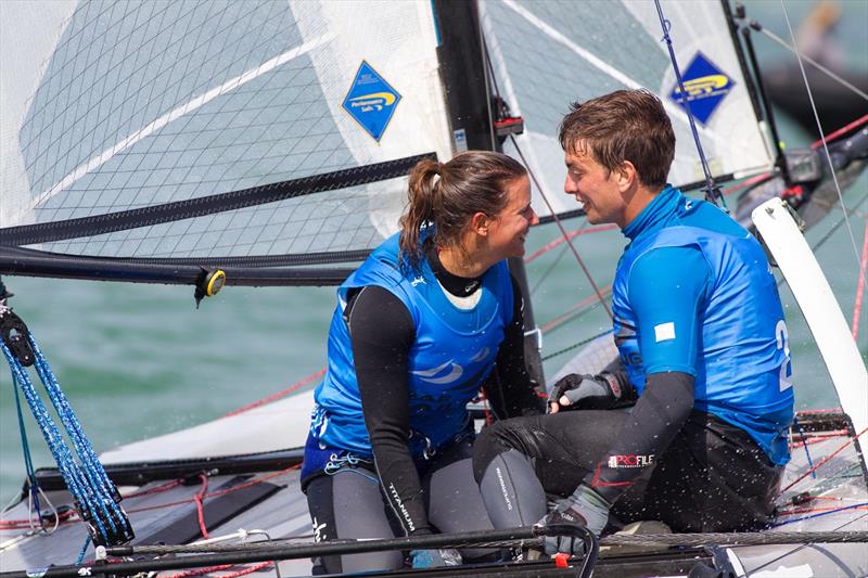 ISAF Sailing World Cup Miami medal races photo copyright Ocean Images taken at Coconut Grove Sailing Club and featuring the Nacra 17 class