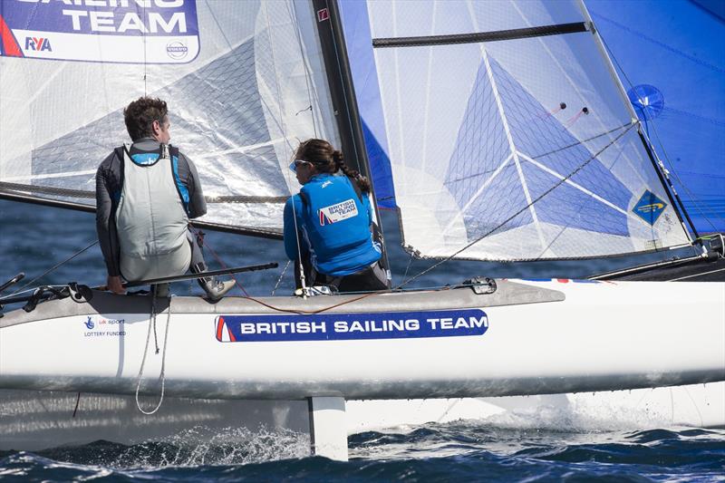 John Gimson & Hannah Diamond on day 5 of the Trofeo Princesa Sofia IBEROSTAR - photo © Ocean Images / British Sailing Team