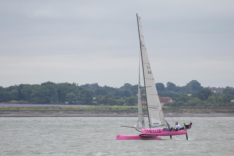 Zhik East Coast Piers Race 2016 photo copyright Sally Hitt / The Moment Images taken at Marconi Sailing Club and featuring the Nacra 17 class