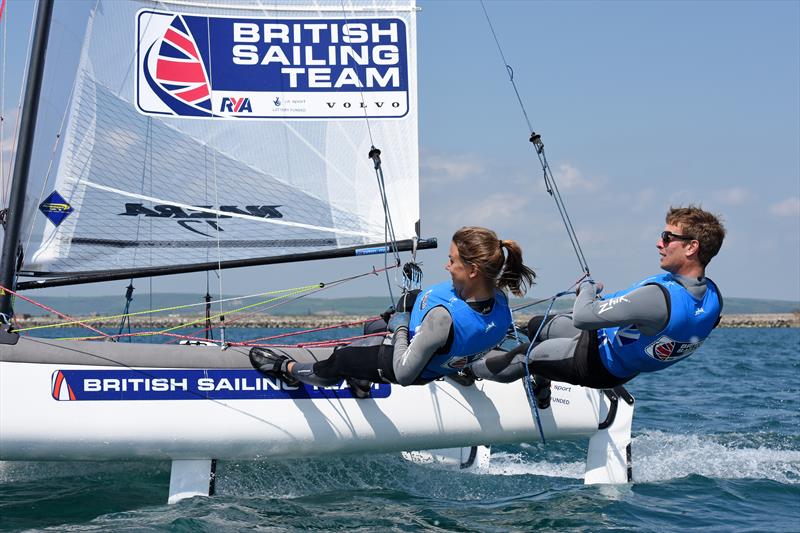 Ben Saxton & Nicola Groves - photo © Rick Tomlinson / British Sailing Team