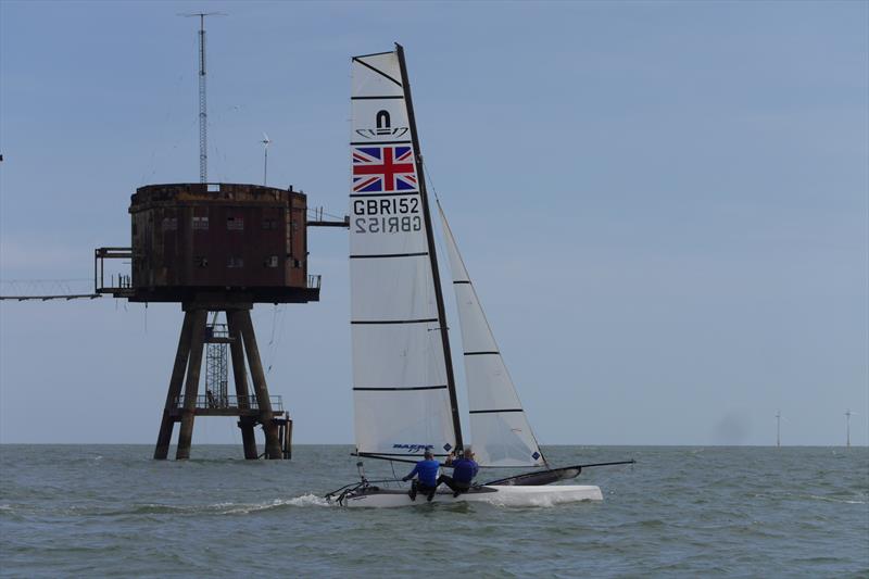 21st Forts Race at Whitstable photo copyright Andy Clarke taken at  and featuring the Nacra 17 class
