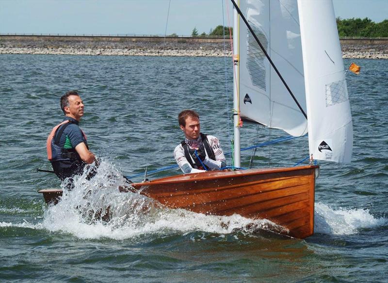 Brian Kitching in 'Just 'Lucky at Vintage N12 Inland Championships photo copyright Kevan Bloor / John Cheetham taken at  and featuring the National 12 class