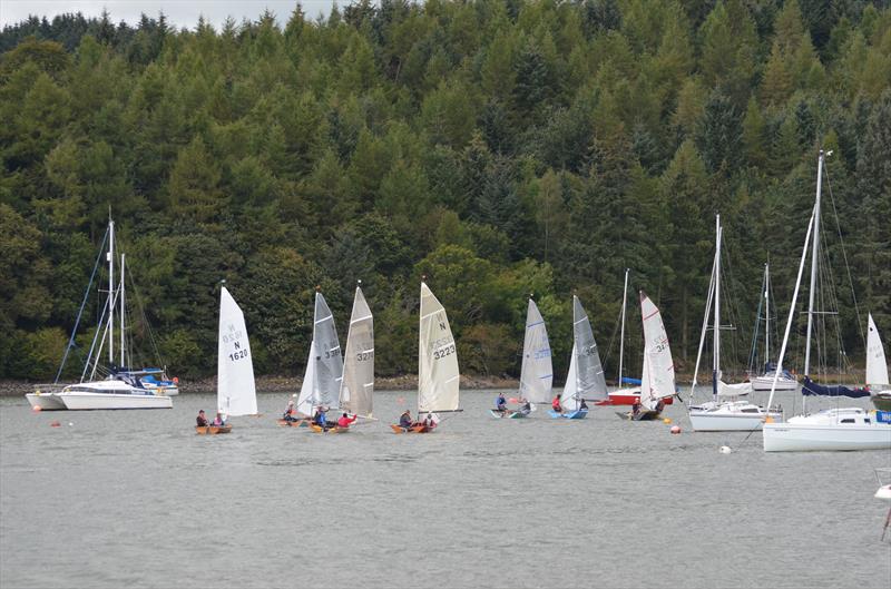 The fleet heading off up river near Black Rock during the National 12 open at Solway photo copyright Rachel McInnes taken at Solway Yacht Club and featuring the National 12 class