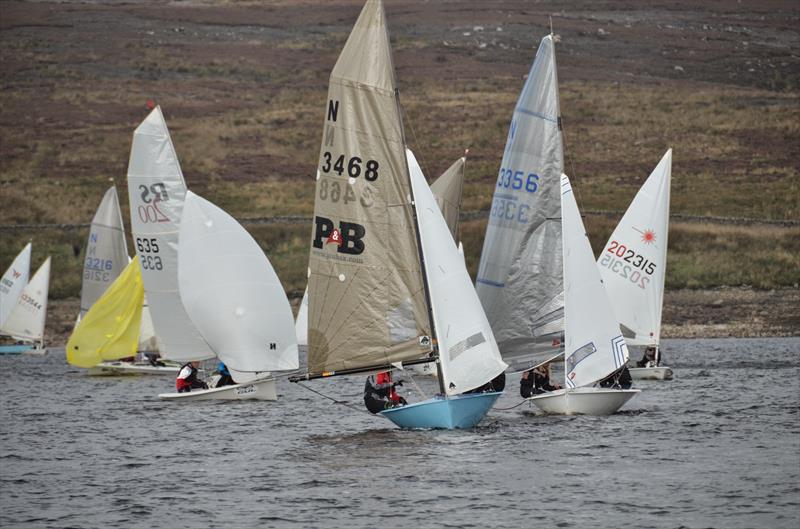 Coming down the run during the Bart's Bash race at Yorkshire Dales photo copyright Jane Lister / YDSC taken at Yorkshire Dales Sailing Club and featuring the National 12 class