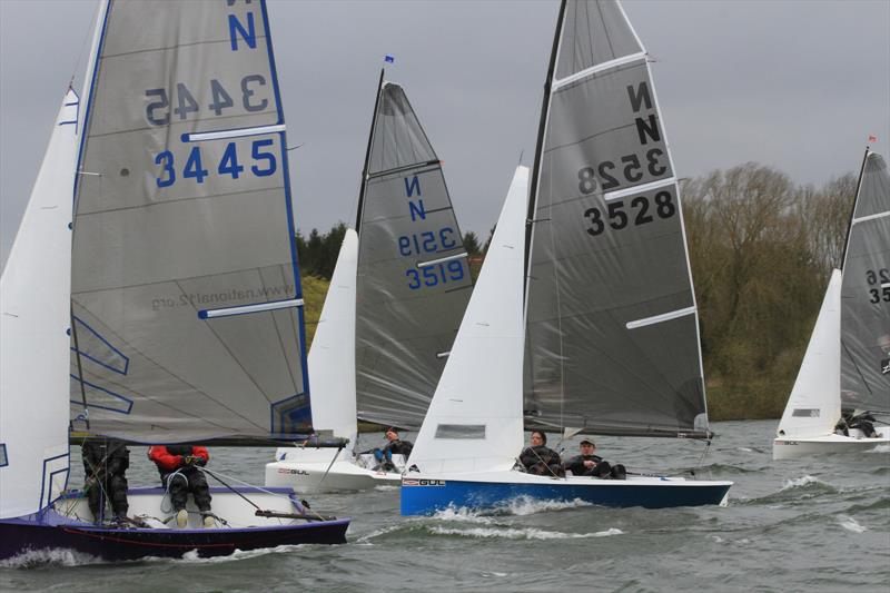 National 12 Gul Series at Burghfield photo copyright Jeremy Carey taken at Burghfield Sailing Club and featuring the National 12 class
