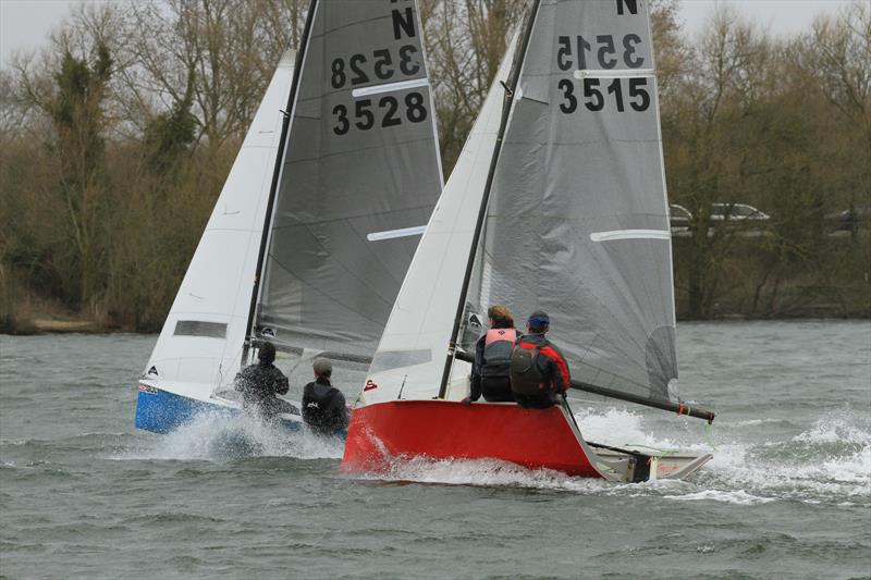 National 12 Gul Series at Burghfield photo copyright Jeremy Carey taken at Burghfield Sailing Club and featuring the National 12 class