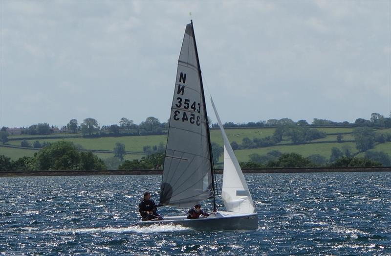 John and Oliver Meadowcroft in training at Bristol Corinthian YC photo copyright Nigel White taken at Bristol Corinthian Yacht Club and featuring the National 12 class