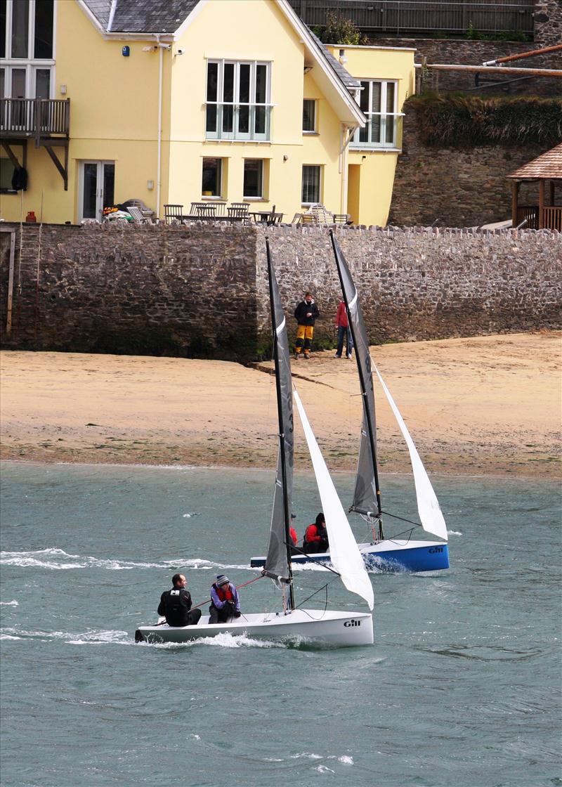 Gill Series National 12 open at Salcombe photo copyright John Murrell taken at Salcombe Yacht Club and featuring the National 12 class