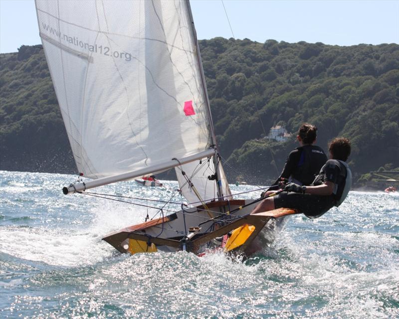 Big winds at Henri Lloyd Salcombe Regatta photo copyright John Murrell taken at Salcombe Yacht Club and featuring the National 12 class