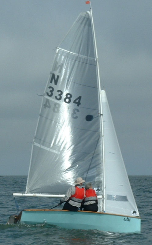 Cunning Plan sailed by Ian and Margaret Purkis, third at the Solway National 12 open photo copyright Duncan Gillespie taken at Solway Yacht Club and featuring the National 12 class
