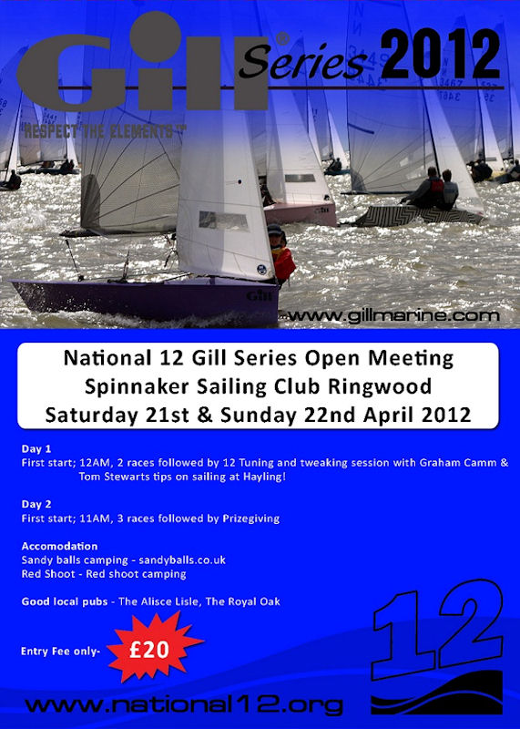 Gill National 12 Series at Spinnaker poster photo copyright Felix Newall-Smith taken at  and featuring the National 12 class