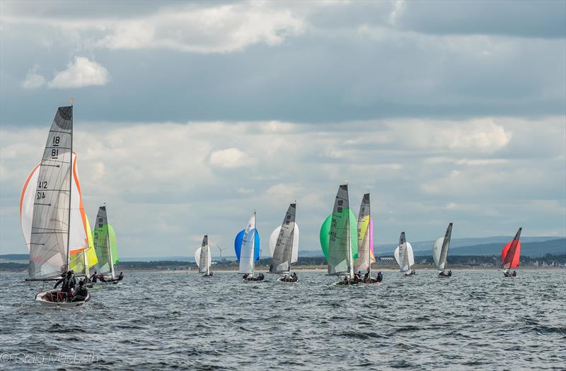 National 18 Championships at Royal Findhorn YC photo copyright Craig Macbeth taken at Royal Findhorn Yacht Club and featuring the National 18 class