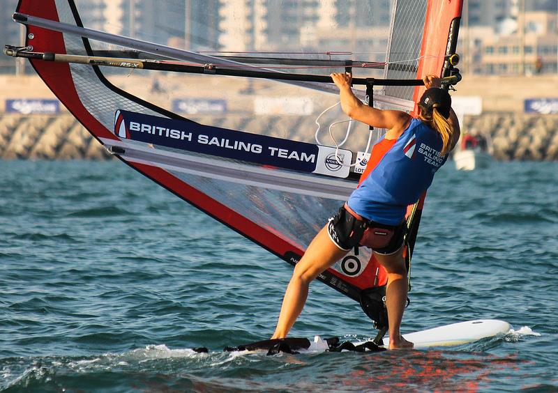 Bryony Shaw (GBR) on day 4 at the ISAF Sailing World Cup Qingdao photo copyright ISAF taken at  and featuring the RS:X class