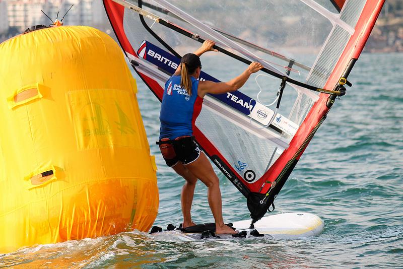 Bryony Shaw (GBR) on day 5 at the ISAF Sailing World Cup Qingdao - photo © ISAF