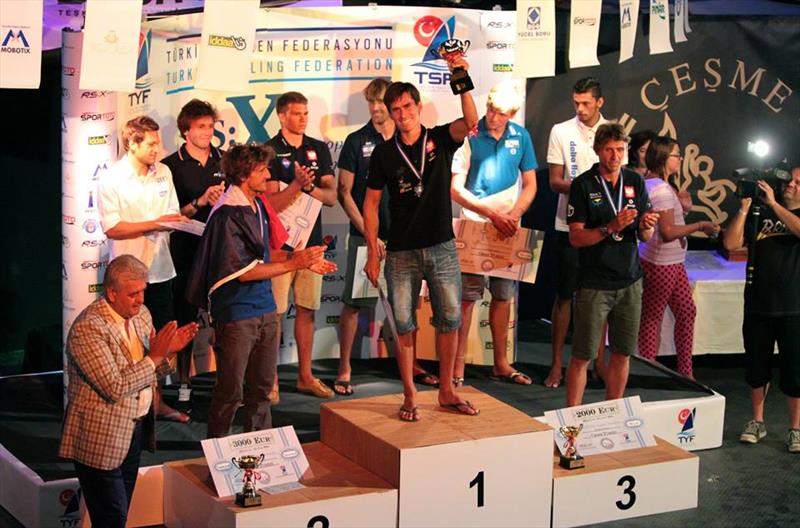 RS:X European and Youth Championships prize giving photo copyright Vincenzo Baglione / www.albaria.com taken at  and featuring the RS:X class