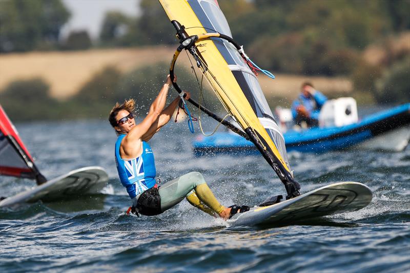 Bryony Shaw during the RYA/UKWA National Windsurfing Championships at Grafham Water photo copyright Paul Wyeth / RYA taken at Grafham Water Sailing Club and featuring the RS:X class